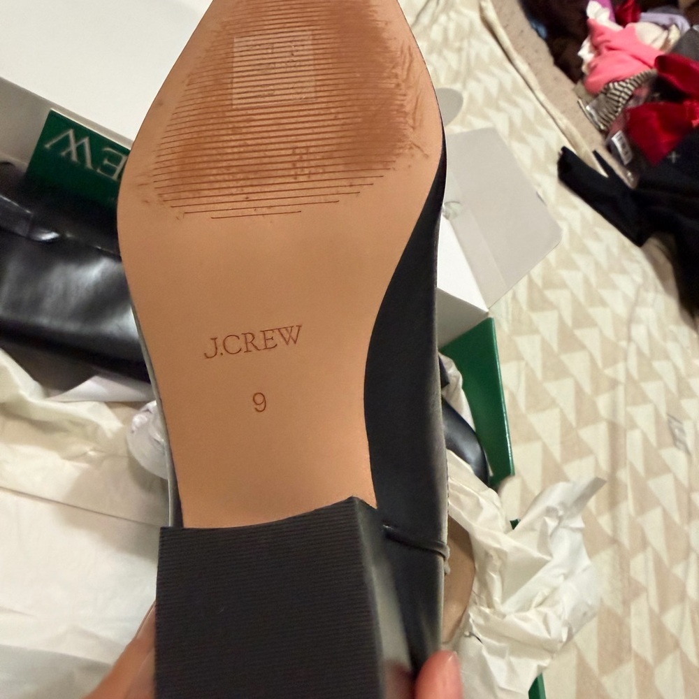j crew New Piper square-toe knee-high boots in leather - Picture 5 of 6